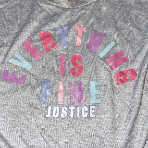 Justice Shimmer Shirt Sleep Top - Picture 3 of 3